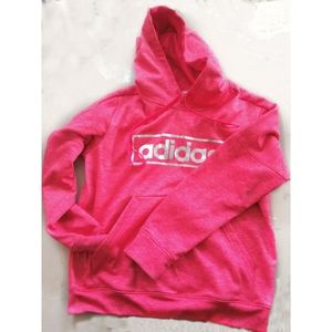 Adidas active hoodie coral pink large